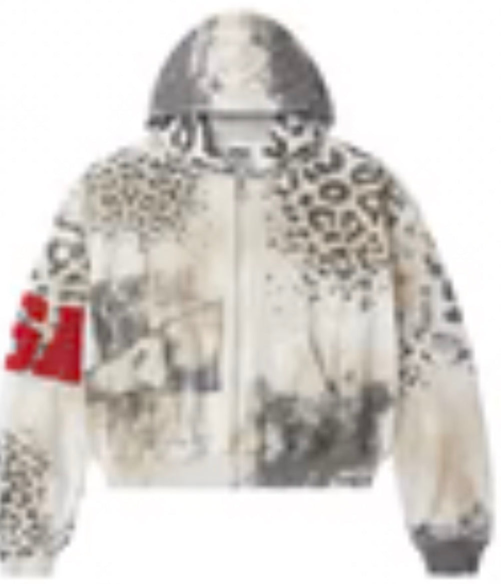 Vale cheetah zip up