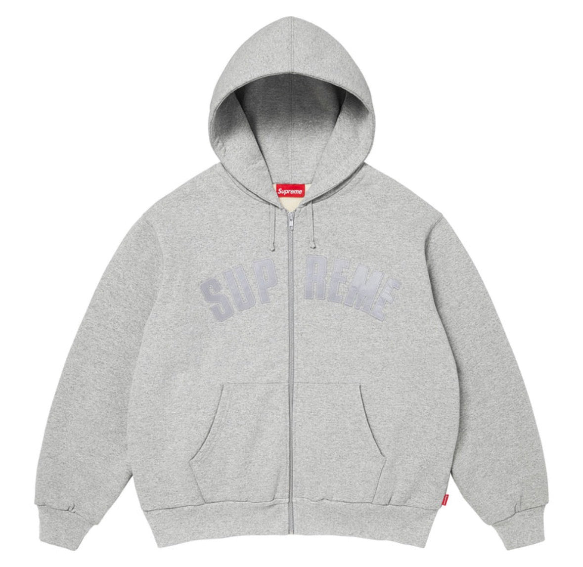 Supreme grey hoodie