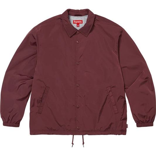 Surpeme coaches jacket burgundy