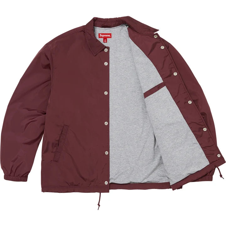 Surpeme coaches jacket burgundy