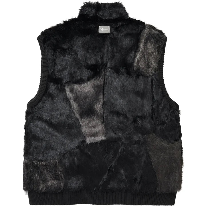 Faux Fur WINDSTOPPER® Vest Black