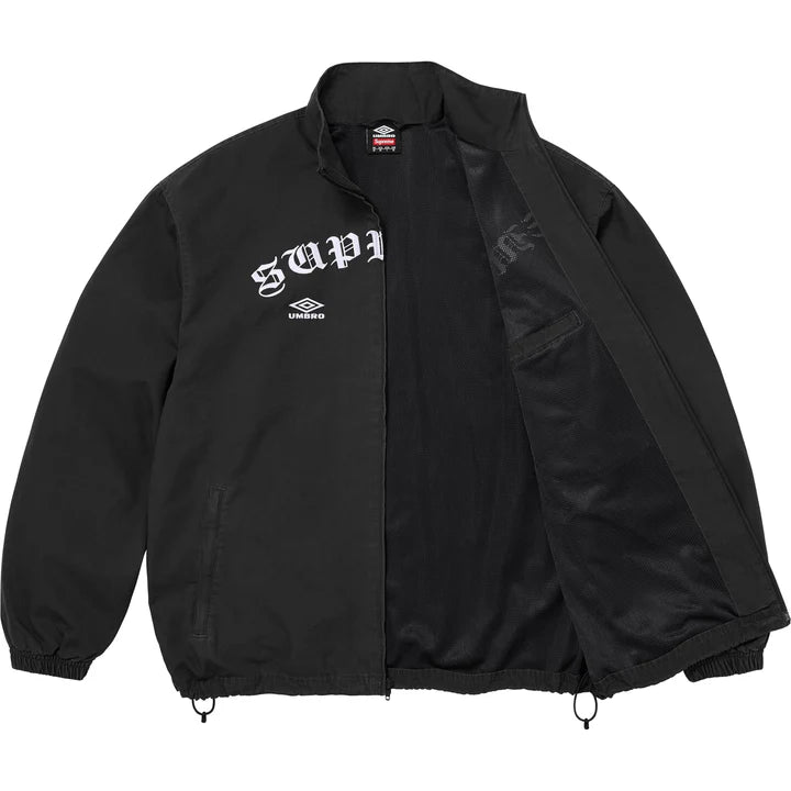 Supreme/ umbro cotton ripstop track jacket Black set