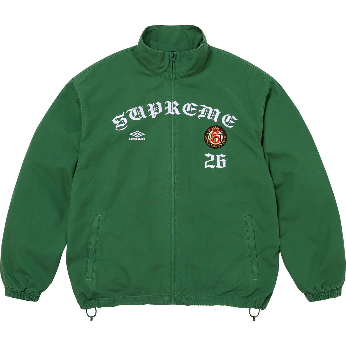 Supreme/ umbro cotton ripstop track jacket green