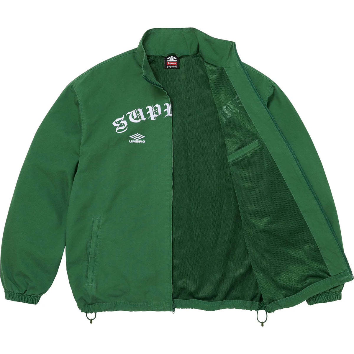 Supreme/ umbro cotton ripstop track jacket green