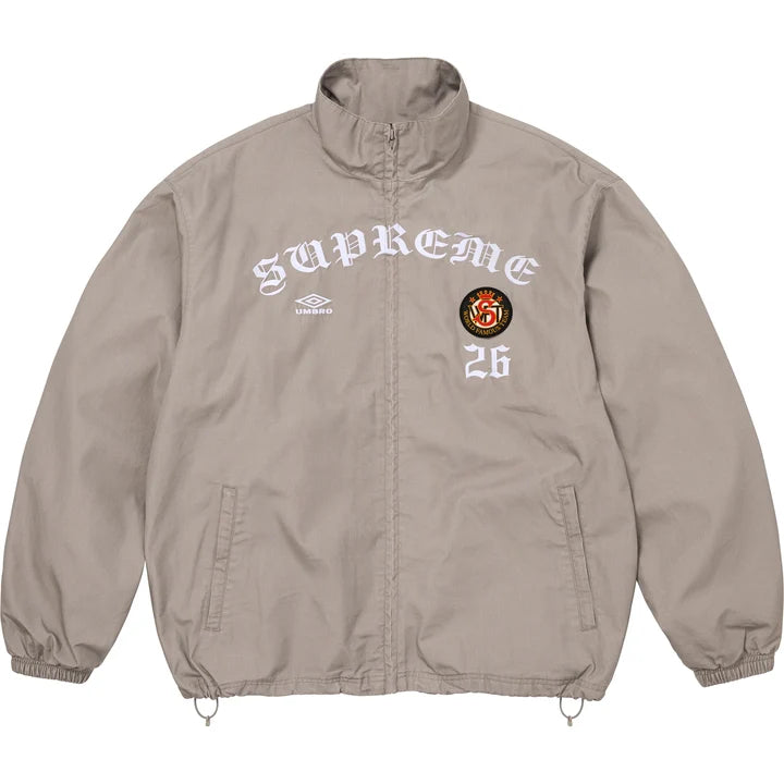 Supreme/ umbro cotton ripstop track jacket set grey