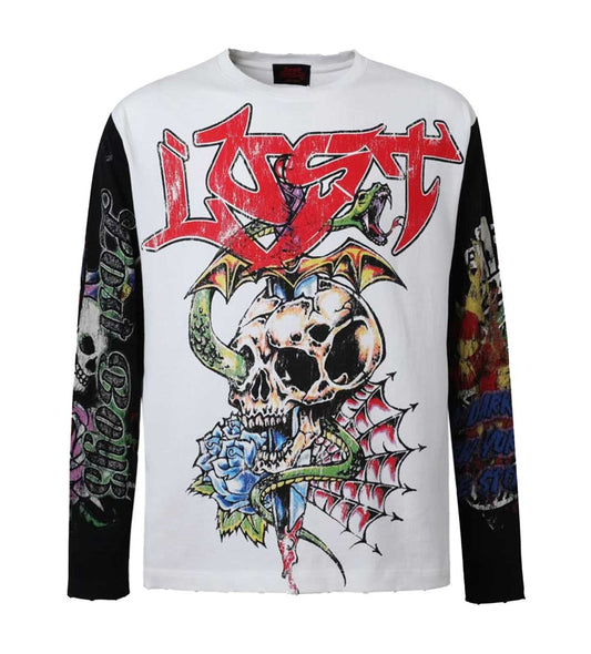 LOST INTRICACY ED HARDY #1 L/S TEE