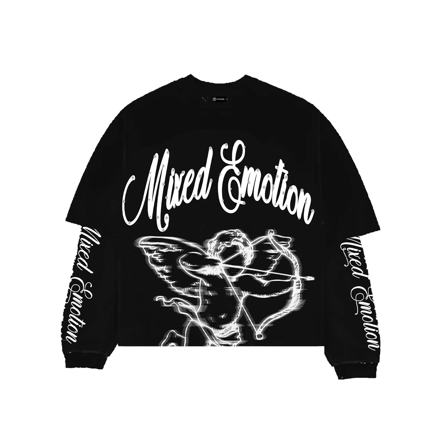 Mixed Emotion Black “Blur” Thermal Long Sleeve