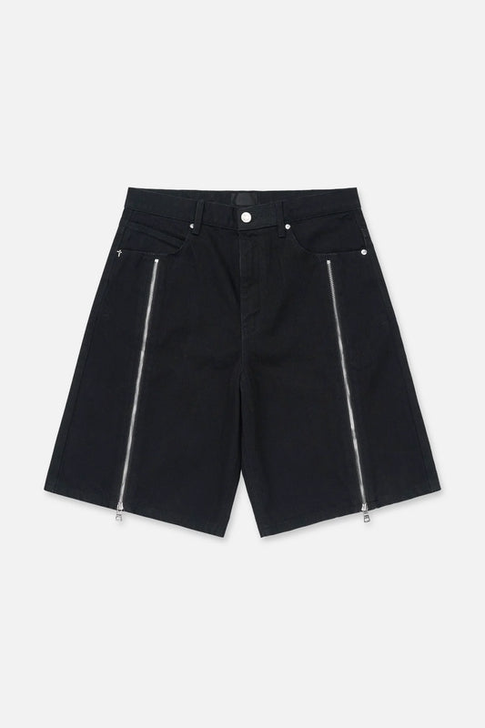 RTA CALEB DENIM SHORT | BLACK