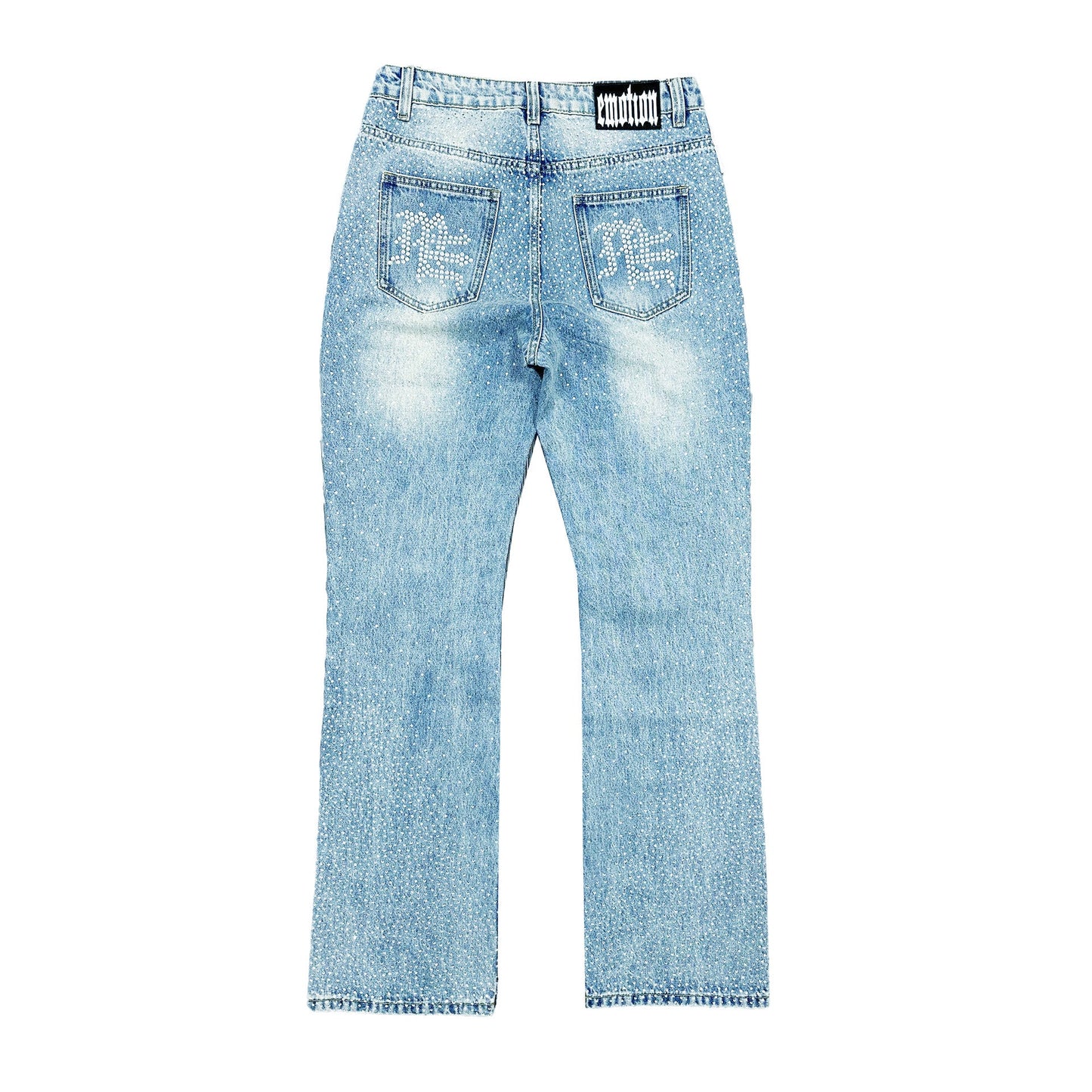 Mixed Emotion Rhinestone Jeans