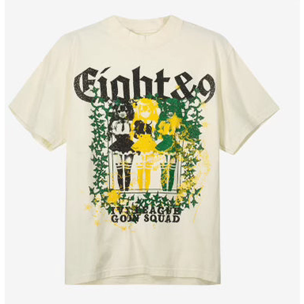 MY GOONS,SHORT SLEEVE TEE CREAM