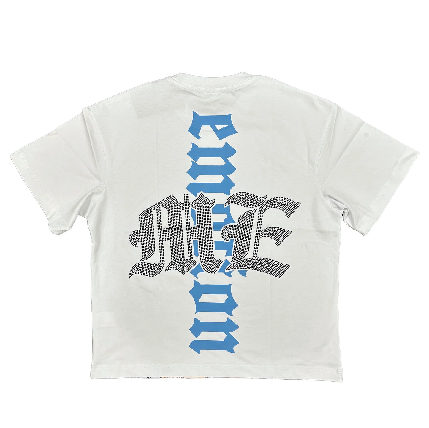 MIXED EMOTION White “Angel” Rhinestone Tee