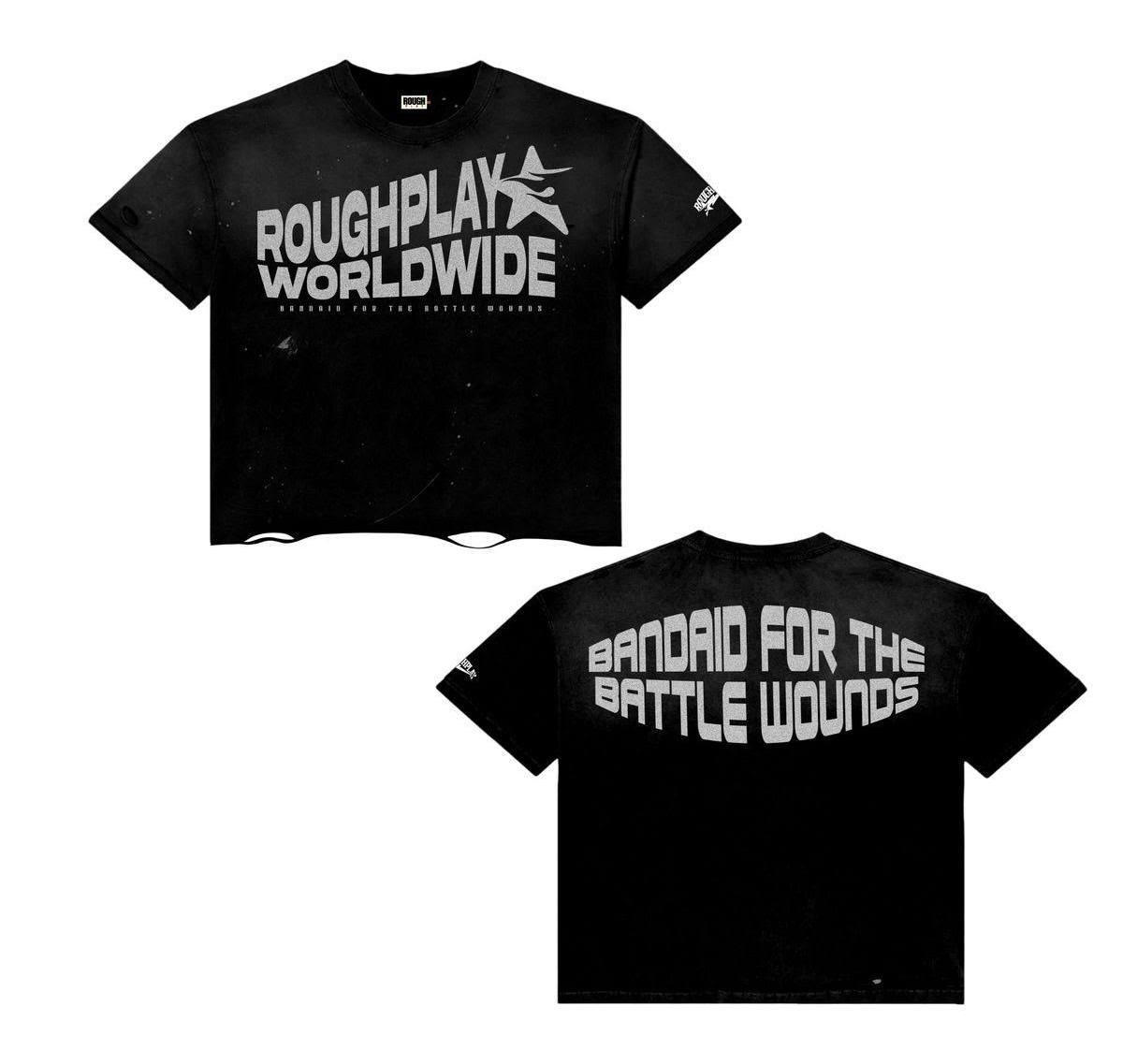 ROUGH PLAY KIDS SHIRT (BLACK/SILVER)