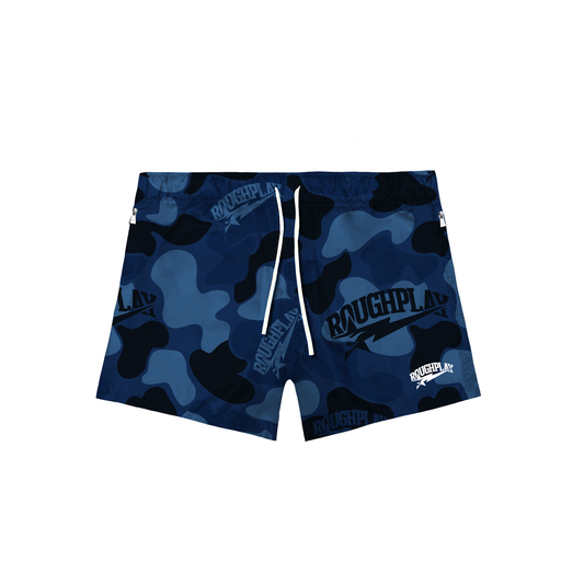 ROUGHPLAY CAMO SHORTS BLUE