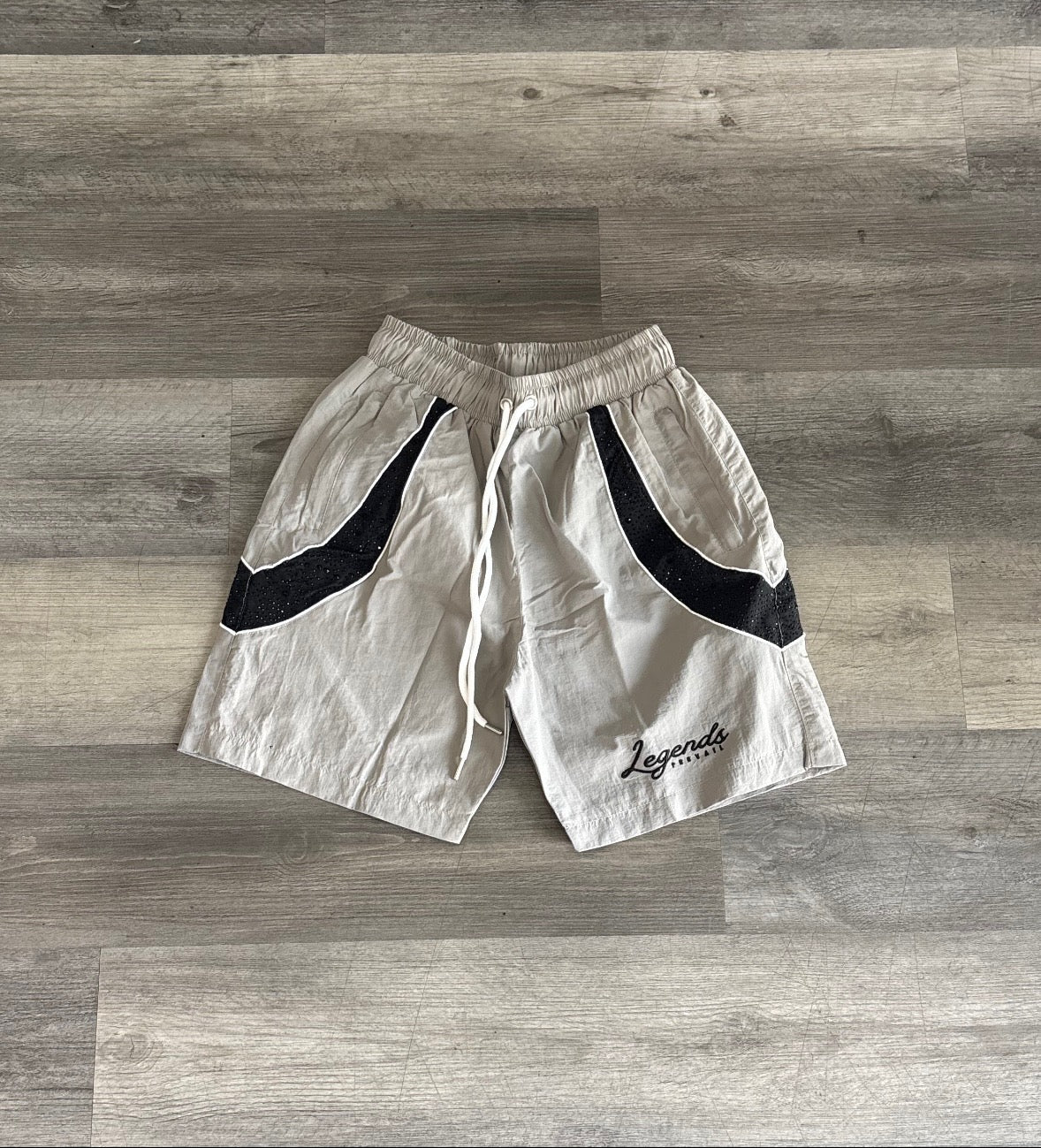 Legends Prevail Windbreakers short set grey/Black