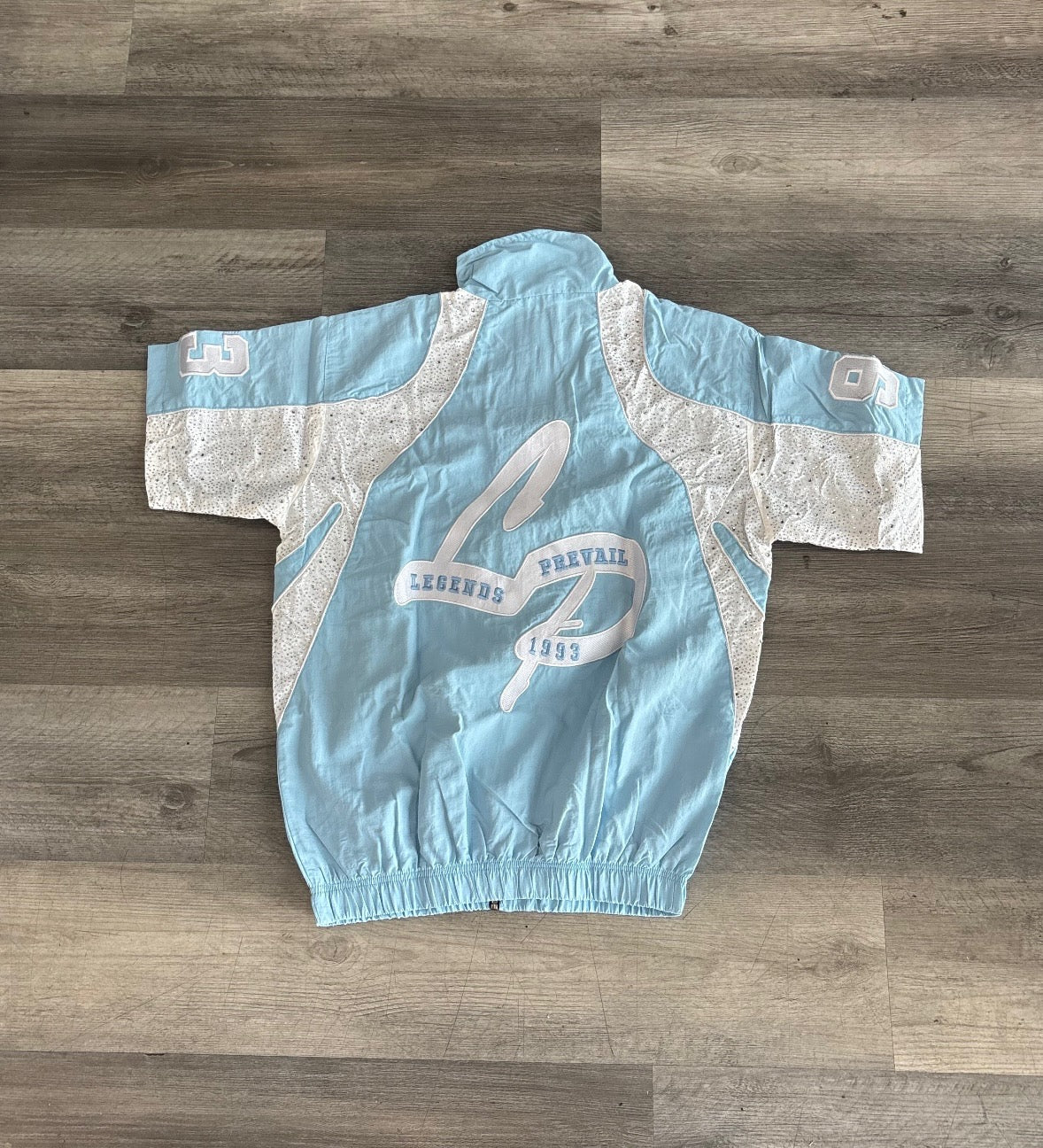 Legends Prevail Windbreakers short set Baby blue