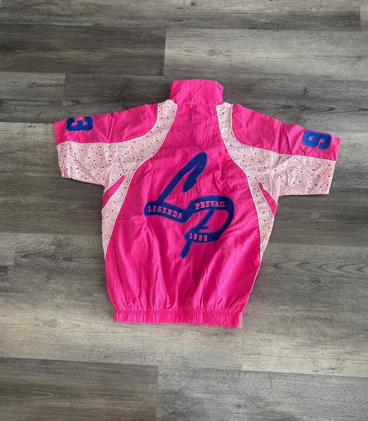 Legends Prevail Windbreakers short set Pink