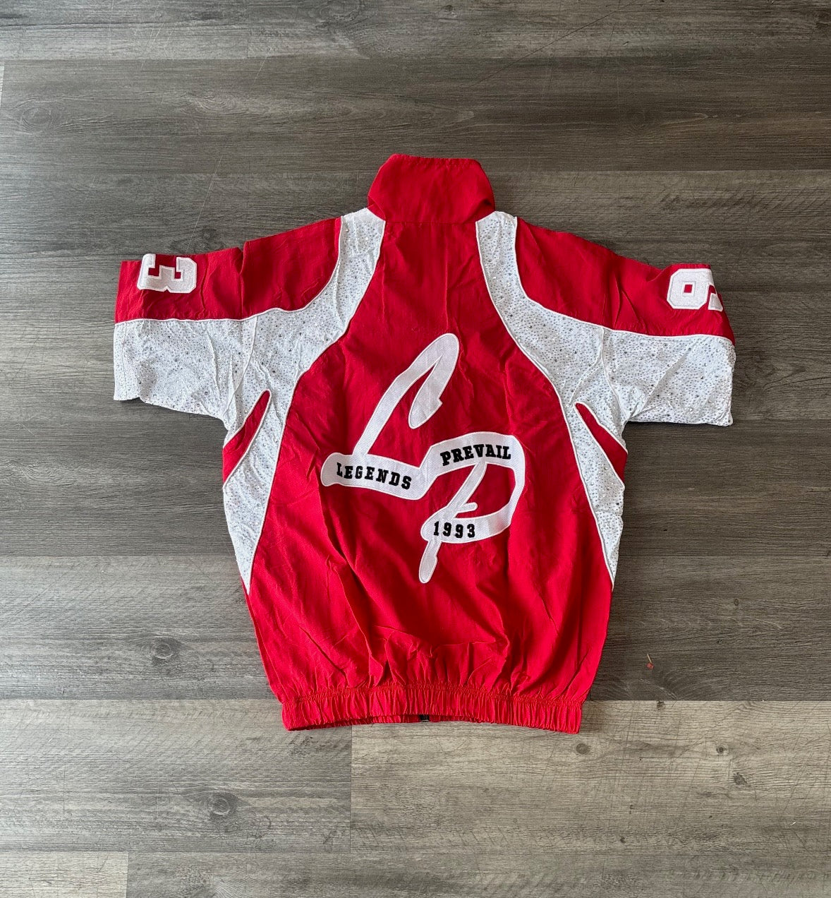 Legends Prevail Windbreakers short set Red