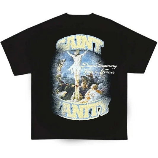 Saint Vanity T-shirt Black Cross