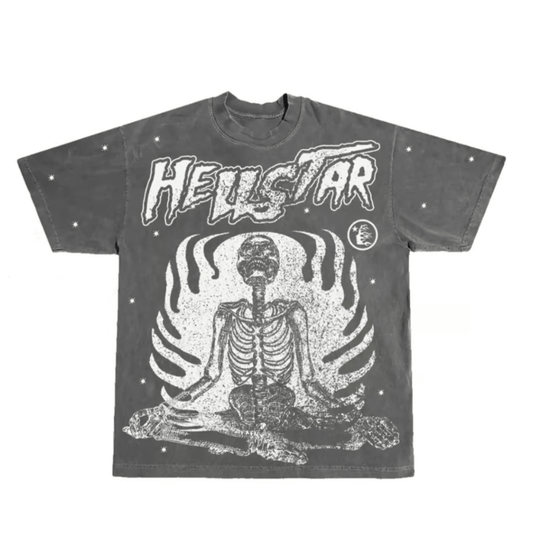 Hellstar Studios Inner Peace Short Sleeve Tee Shirt Black