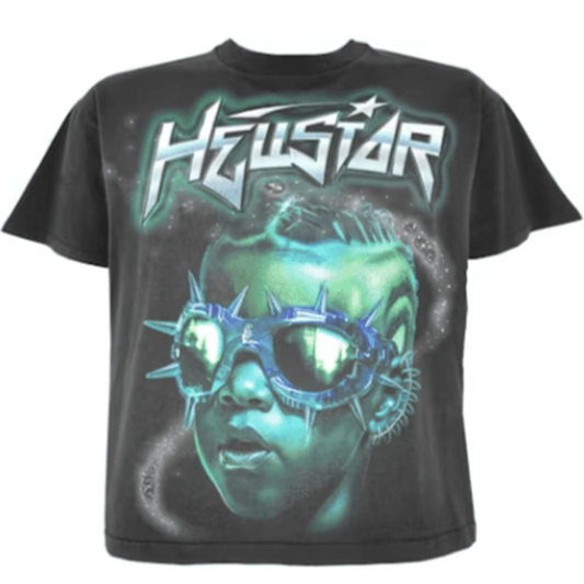 Hellstar The Future T-Shirt Black/Blue