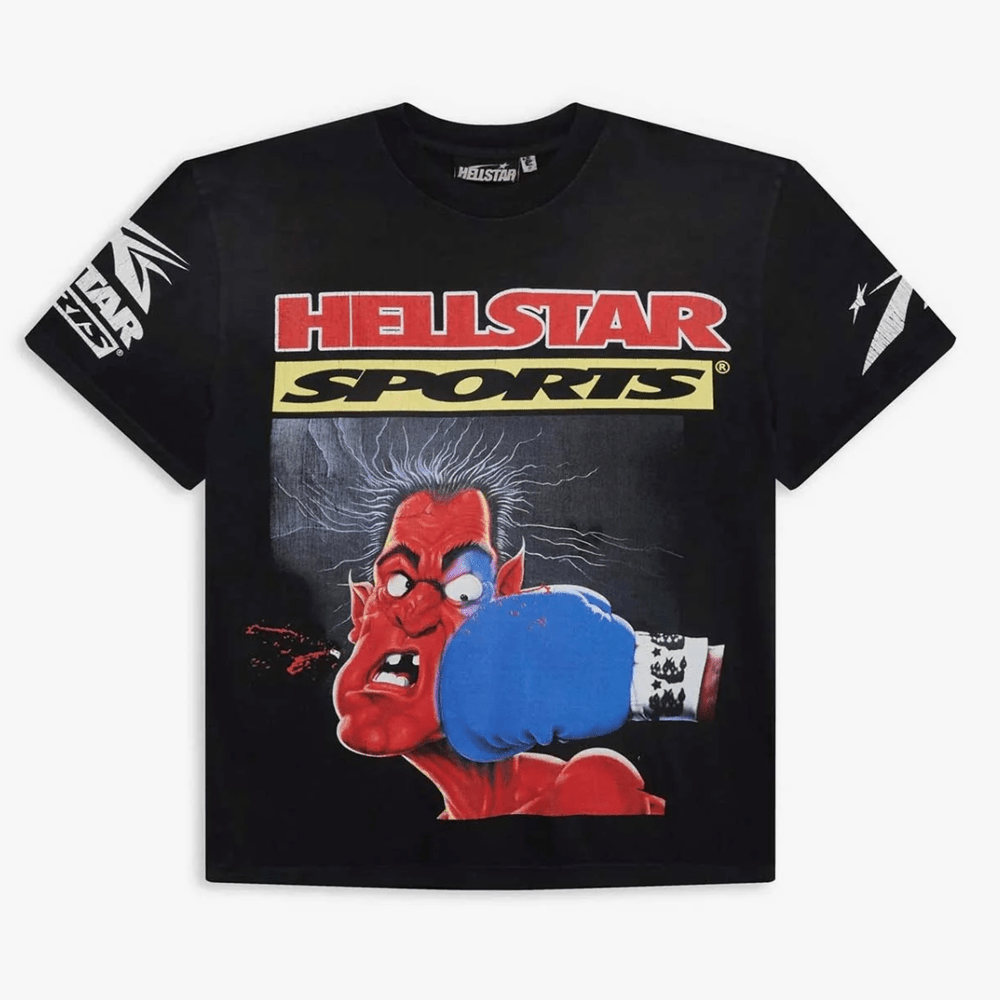 HELLSTAR SPORTS KNOCK-OUT TEE BLACK