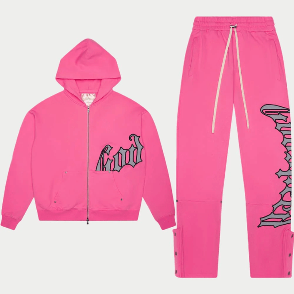 GODSPEED OG Logo Sweatsuit (Fuchsia Washed)