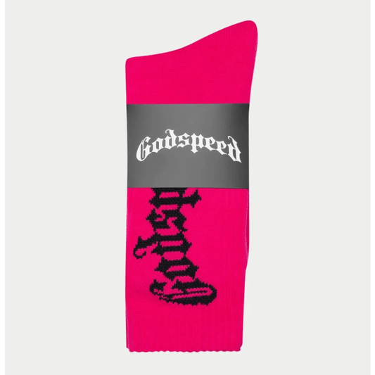 GODSPEED OG Logo Sock (Neon Pink)