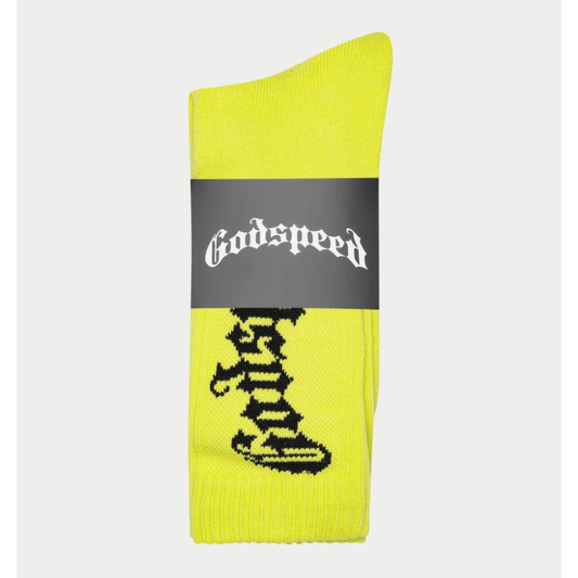 GODSPEED OG Logo Sock (Neon Yellow)