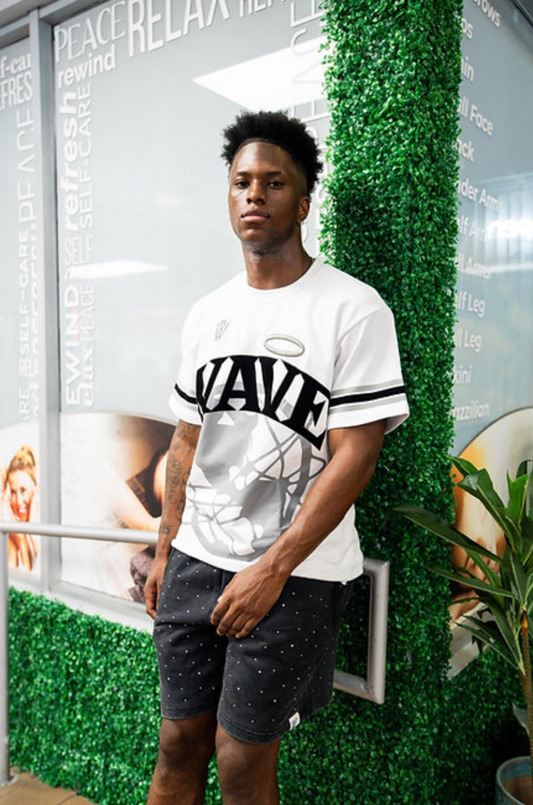 Super Wave (Black/White) Tee