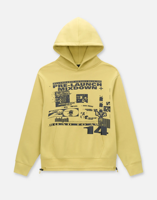 RTA JORDAN OVERSIZED HOODIE | SAGE YELLOW FLYER