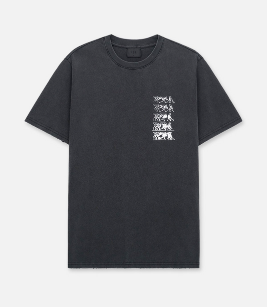RTA LIAM SHORT SLEEVE TEE | BLACK SMOKY