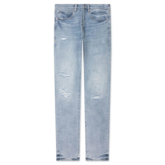 PURPLE BRAND JEANS Skinny Kivu Repair - Light Indigo
