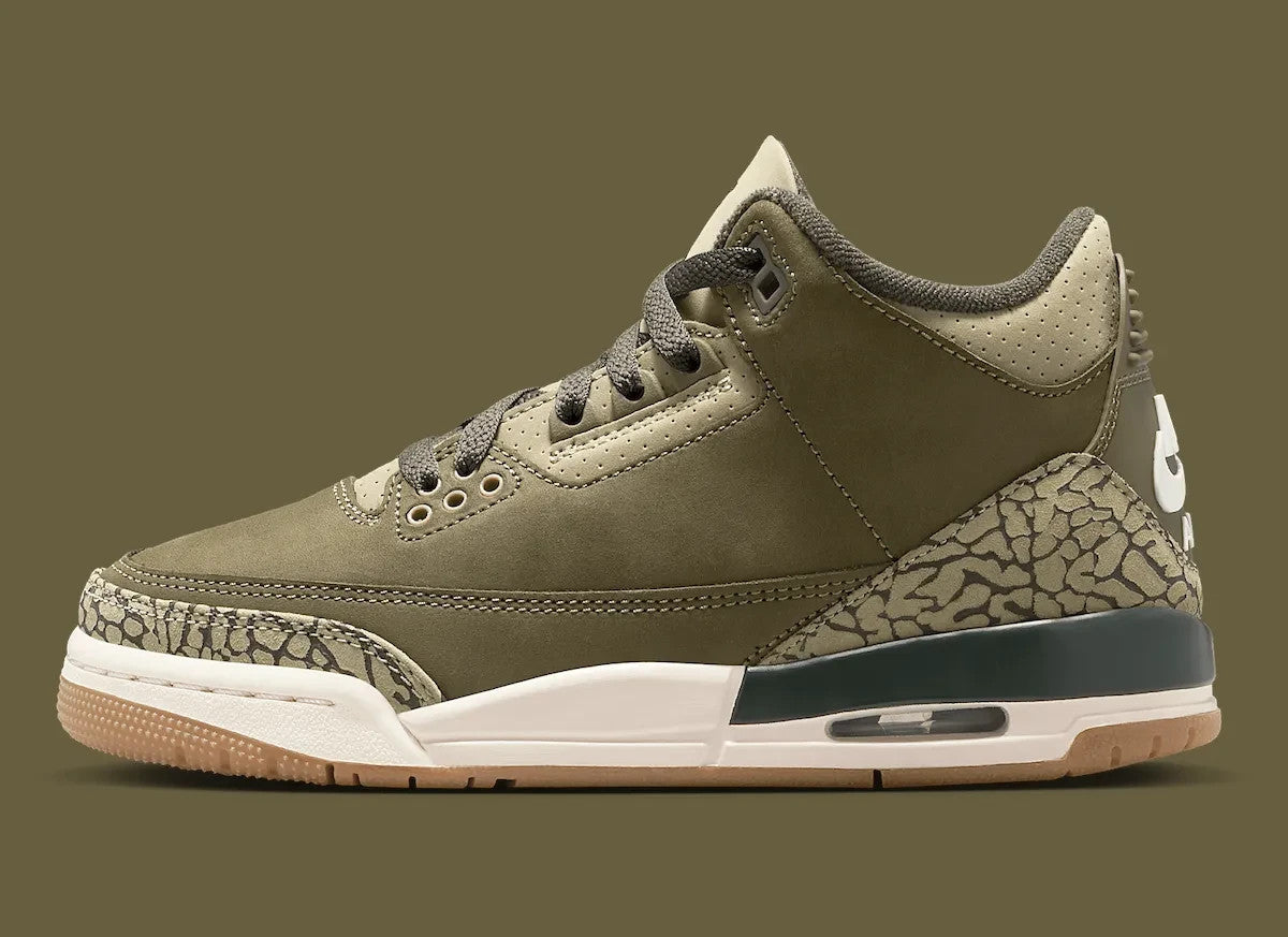 AIR JORDAN 3 “FAMILY AFFAIR” (MEDIUM OLIVE)