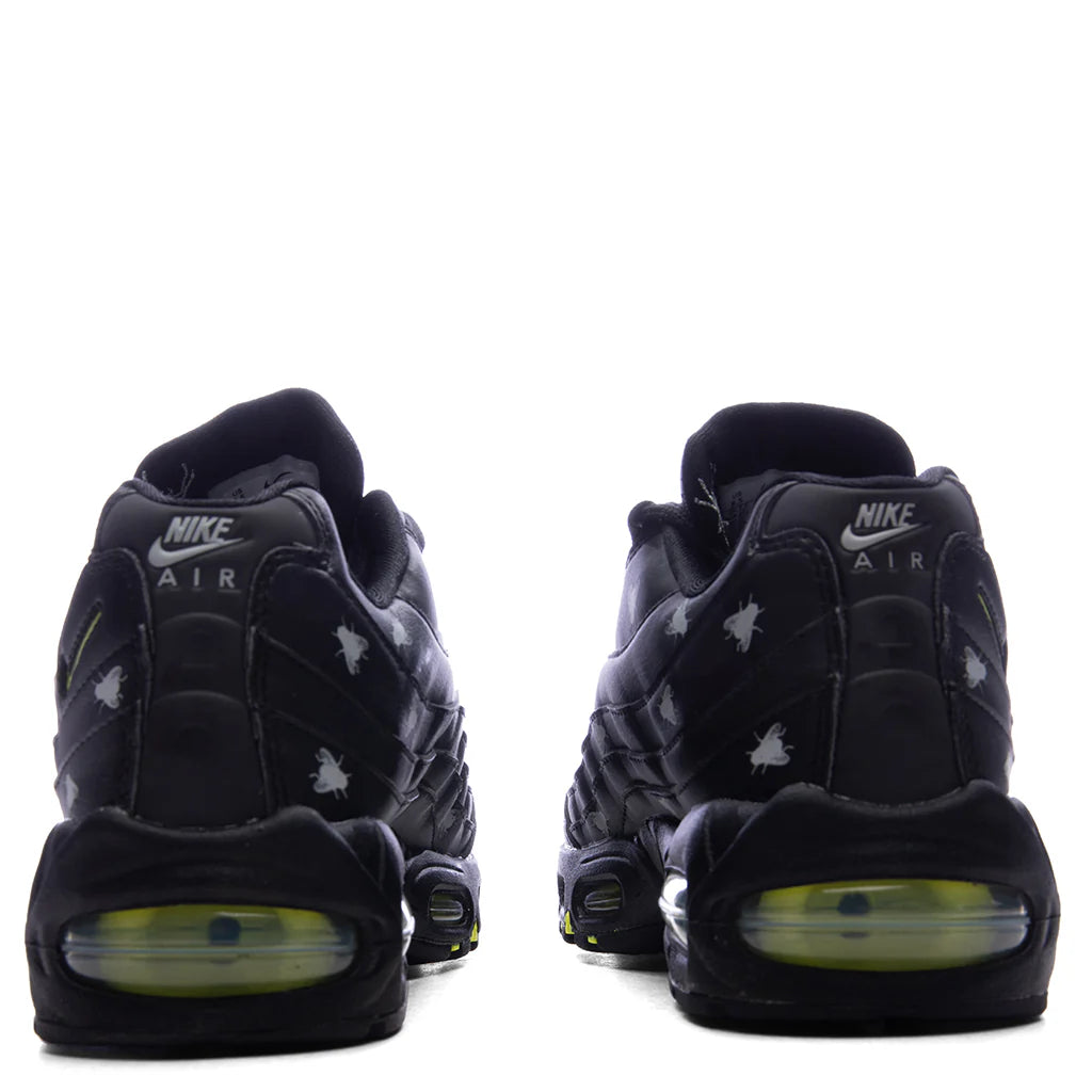 NIKE AIR MAX 95 PREMIUM - BLACK/NEON YELLOW/BLACK/METALLIC DARK GREY