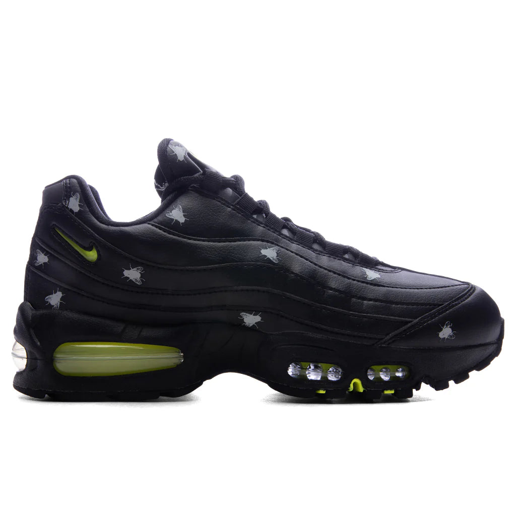 NIKE AIR MAX 95 PREMIUM - BLACK/NEON YELLOW/BLACK/METALLIC DARK GREY