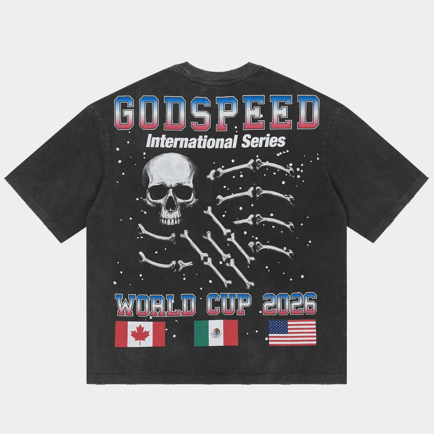 Godspeed Planet Futbol shirt black