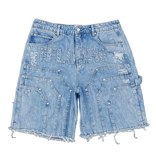 BLUE WASH WORKMAN JORTS