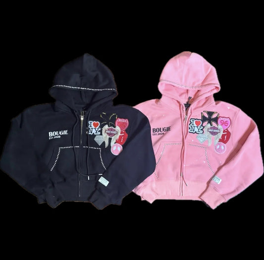 Bougie the Brand Muse Pink Hoodie