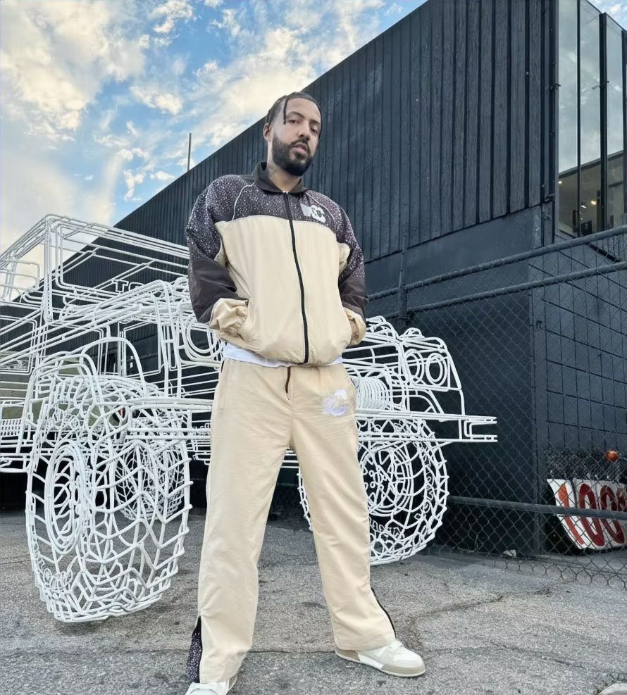 Coke Boys Rhinestone Windbreaker CREAM/ BROWN