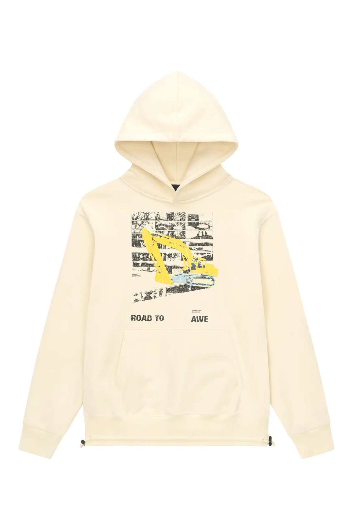 RTA Jordan Raw Sand Digger Oversize Graphic Hoodie