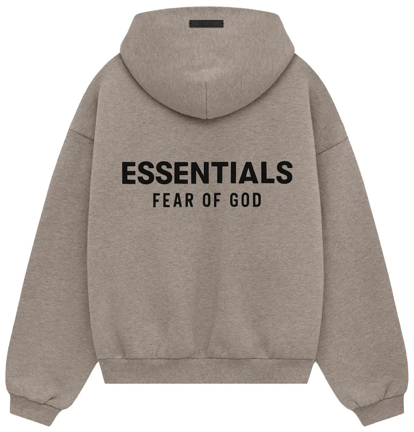 Essentials Fear of God Kids Fleece Hoodie 'Heather Grey'