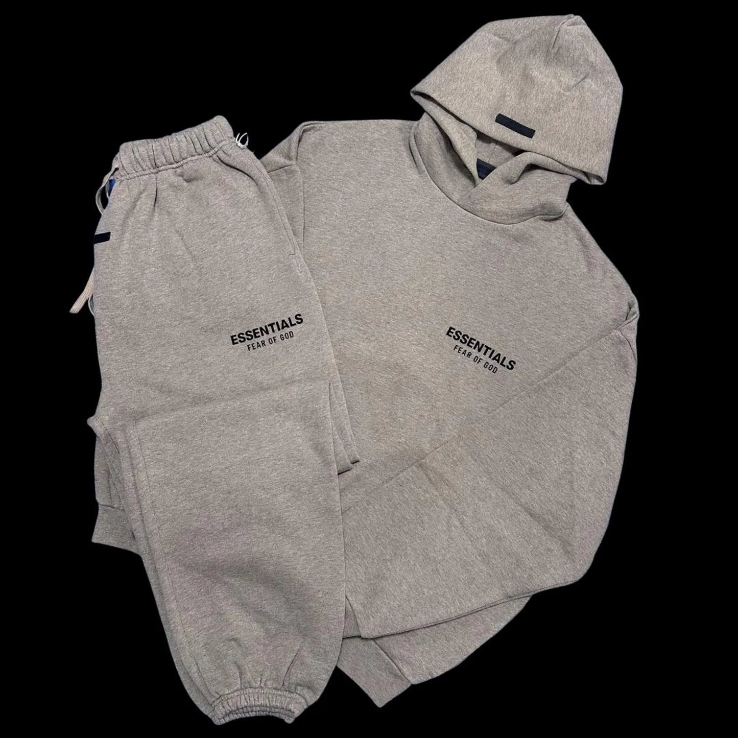 Essentials Fear of God Kids Fleece Hoodie 'Heather Grey'