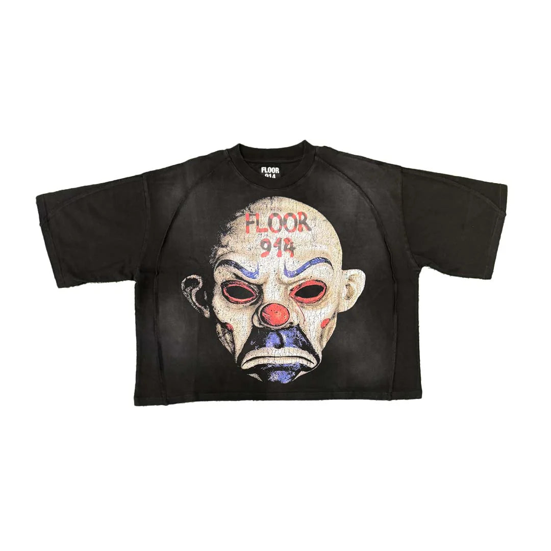 Floor 914 Clown Boxy Tee Black