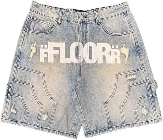 Floor 914 Uniform Jean Shorts