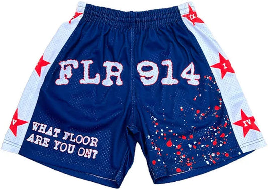 Floor 914 USA Star Shorts (navy)