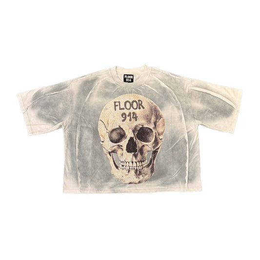 FLOOR 914 "Skull" Boxy T-Shirt