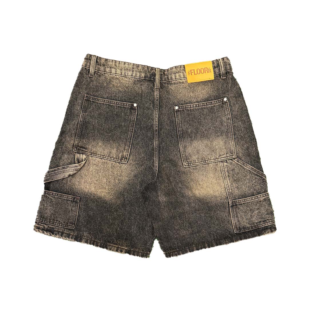 Floor 914 Uniform Jean Shorts Brown