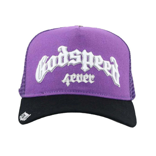 Godspeed Forever Trucker Hat Purple/Black