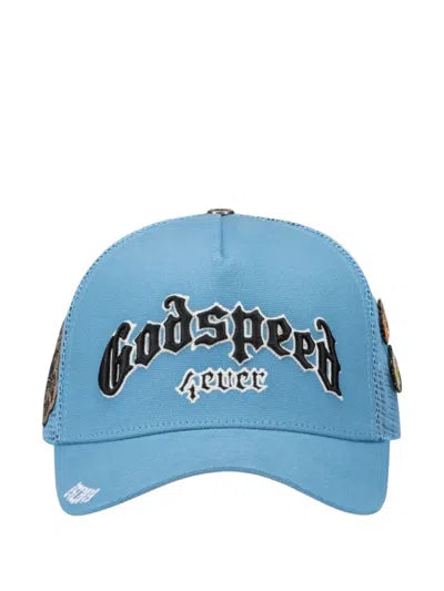 GodSpeed Forever Trucker Hat Triple Blue