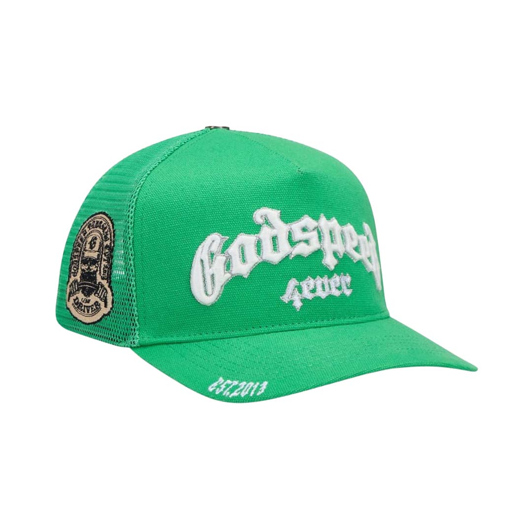 Godspeed Trucker Hat Shamrock Green